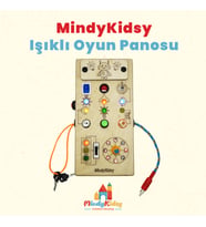 Eğitici Ahşap Montessori Işıklı Oyun Panosu