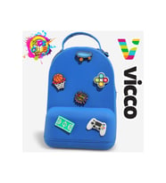 Vicco Pvc Mini Boy Çocuk Plaj Çantası Kreş Çantası Sırt Çantası Okul Çantası Unisex Çanta