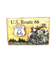 cosy home gift Retro eskitilmiş us route özgürlük yolu motor tablo Metal  Ev Ofis Orginal duvar Dekor Masa Süsü