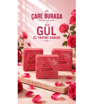 El Yapımı & Doğal Gül Sabunu (3 ADET)