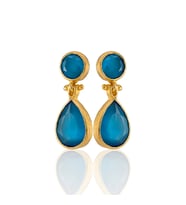 Kadir Jewellery 22 Ayar Altın Kaplama Vintage Küpe -El İşçiliği Ve Hipoalerjenik Küpe