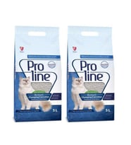ProLine Topak İnce Parfümsüz Bentonit Kedi Kumu 5lt 2 Adet