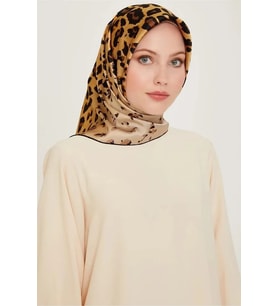 Saf Sura İpek Eşarp 9249D  (S) Nostalji ) 9249- 32