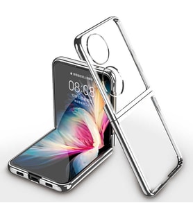 Lexroo Huawei P50 Pocket Kılıf Kıpta Kılıf - Gümüş