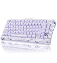 GravaStar Mercury K1 RGB Kablosuz Mekanik Gaming Klavye, İngilizce Q, Lavender Purple
