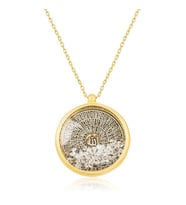 Gümüş Gold Esmaül Hüsna Bayan Kolye (Karışık)