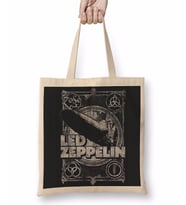 Led Zeppelin Bez Çanta Uzun Saplı
