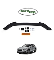 EUROCAP Subaru XV Ön Kaput Maskesi Koruma Rüzgarlığı Deflektör 3mm Akrilik Parlak Siyah 2012-2016