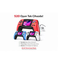 P5 Oyun Konsolu 520 Oyun Kapasiteli Tv Bağlantı Özellikli Çift Kişilik Oynanabilir