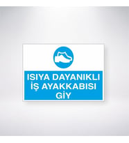 Isıya Dayanıklı İş Ayakkabısı Giy
