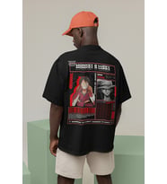 Monkey D. Luffy Baskılı Unisex Oversize Anime Karakter Tişört
