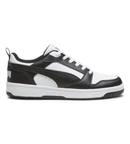 Puma 392328 01 Adults Rebound V6 Low White/Black/White Erkek Sneaker (Siyah)