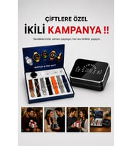 Powerbank Aynalı Bluetooth Kulaklık Ve Akıllı Saat Seti ANC Özelliği Dokunamatik