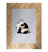 MEKTA HOME BEBEK VE ÇOCUK ODASI Sevimli Panda Desenli Halı