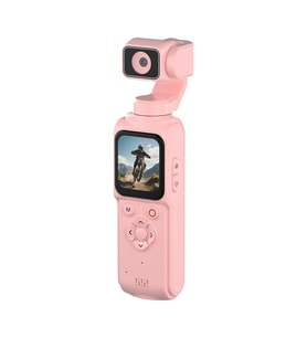 4K Ultra HD Profesyonel Aksiyon Kamerası Pambe Vlog Kamera, 330° Dönebilir, Yüz Takibi, Dokunmatik