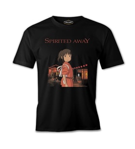 Spirited Away Siyah Erkek Tshirt
