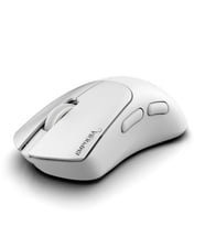 IMG-329MX Oyuncu Mouse 12000 DPI  RGB, Laser Sensör, 6D Tuş, Kablosuz  Kablolu, Type-C Şarj (Parlak Beyaz)