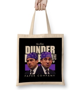 Dunder Mifflin Michael Scott The Office Bez Çanta Uzun Saplı