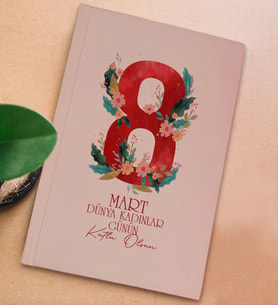 BK Gift 8 Mart Tasarımlı Sert Kapaklı Pudra Pembesi Lastikli Defter , Arkadaşa Hediye, Yeni İş Hediyesi, Doğum Günü Hediyesi