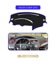 MAZDA 3 2009-2013TORPİDO KORUMA HALISI MAVİ KENAR