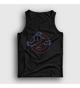 Presmono Unisex Siyah Neon Logo Film Hayalet Avcilari Ghostbusters Atlet 409287tt