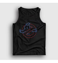 Presmono Unisex Siyah Neon Logo Film Hayalet Avcilari Ghostbusters Atlet 409287tt