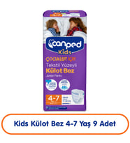 Canped Kids Külot Bez 4-7 Yaş 9 Adet