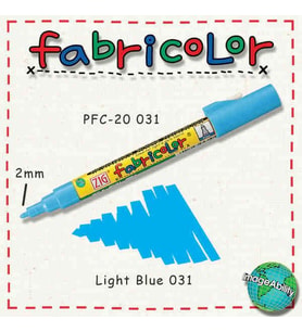 Zig Fabricolor Örtücü Kumaş Boyama Kalemi AÇIK MAVİ 