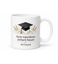 Hemşehriye Mezuniyet Hediyesi Baskılı Kupa Bardak Özel Tasarım Hatıra