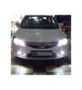 Honda Cıvıc Fd6 Led Xenon Şimşek Uzun Far Ampulü Hb3 Zero