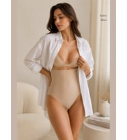 Papatya Lazer Kesim Dikişsiz Ultra Yüksek Bel Karın İz Belli Etmez Toparlayıcı Slip Kose