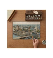 Saat Kulesi - Manzara Tasarımı 240 parça Ahşap Puzzle Ahşap Kutuda MP05759