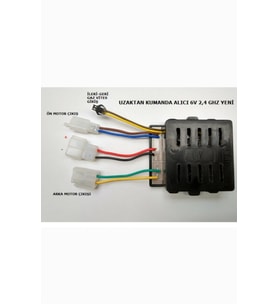 PİLSAN  6 VOLT AKÜLÜ JEEP, ARABA, MOTOR,,ATV İÇİN Anakart, Devre Kartı (Kumandası Antensiz ve Kırmızı tuşlu için)
