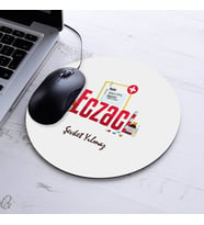 İsimli Eczacı Temalı Yuvarlak Mousepad