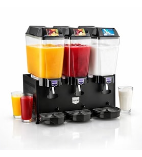 Remta 20+20+20 Litre Şerbet + Şerbet + Ayran Soğutucu Siyah - ST17