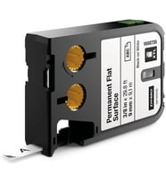 Dymo Xtl, Sabit Polyester Düz Yüzey (9 Mm X 9,1 Mt), Beyaz/Siyah - 1868736