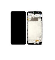 Samsung Galaxy M22 4G M225F İle Uyumlu Oled Ekran Dokunmatik Çıtalı (Siyah)