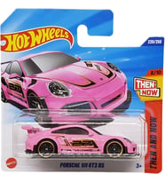 Hot Wheels - Porsche 911 Gt3 Rs - Then And Now 8/10 - Jbb35 - Short Card - Pink - Mattel 2025-1:64 (Çok Renkli)