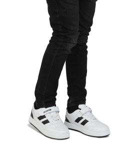 Skuaıter 046 Byz-Syh Kız/Erkek Çocuk Sneaker Spor Ayakkabı (Beyaz)