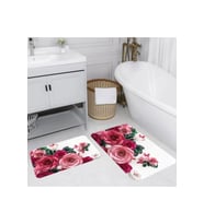 Eliana Home Baskılı 2'li Banyo Paspas Takımı RVG5060
