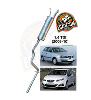 Seat Ibıza ibiza 1.4TDi arka susturucu borulu eksoz (2005-10)