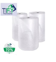 Balonlu Naylon 100cm X 100Mt (En: 100 cm, Boy: 100mt.) Üç Katlı  Eşya Koruma Ambalajı, Pat Pat (Şeffaf)