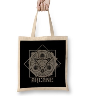 Arcane Symbols Bez Çanta Uzun Saplı