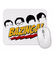 Big Bang Sheldon Cooper Theory Bazingaa Mouse Pad
