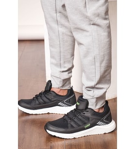 Jump 24865 Çocuk Spor Ayakkabı Siyah/yeşil (Siyah-Yeşil)