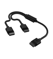 CORSAIR CL-9011124-Ww iCUE LINK Kablosu Düz konektörlü 1x 600 mm Y Kablosu Siyah