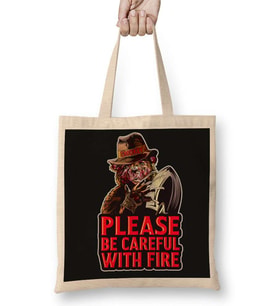 Smokey The Bear Please Be Careful With Fire Bez Çanta Uzun Saplı