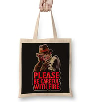 Smokey The Bear Please Be Careful With Fire Bez Çanta Uzun Saplı