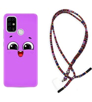 Casper E30 F20 X20 Kılıf Boyun Asklı Rasta Silikon Purple Sweety 1717
