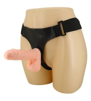 MorGece 17.5 cm Belden Bağlamalı Gerçekçi Strap-On